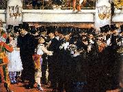Bal masque a l'opera Edouard Manet